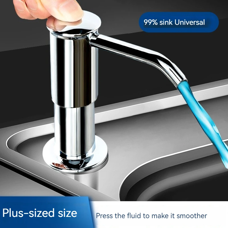 Kitchen Sink Soap Dispenser Cleaning Precision Press Extractor Extender Home Sink Detergent Press Lengthening Tube