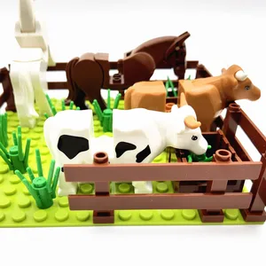 MOC-BOLCO BASE BASE BASE FOR CHILDREN, FARM ANIMALS, TREES, PLANTS, COMPATIBLE, CLASSIC BRINGS, CHILD TOYS 10 Main Sales Fazendinha - №10