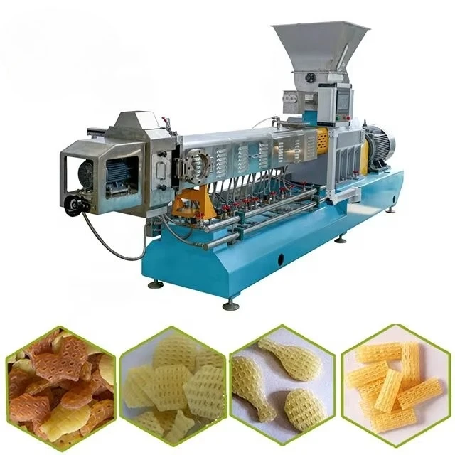 Línea de producción automática de bocadillos 3D Máquina para hacer bocadillos 2D 3D Máquina Pani Puri para procesamiento de alimentos