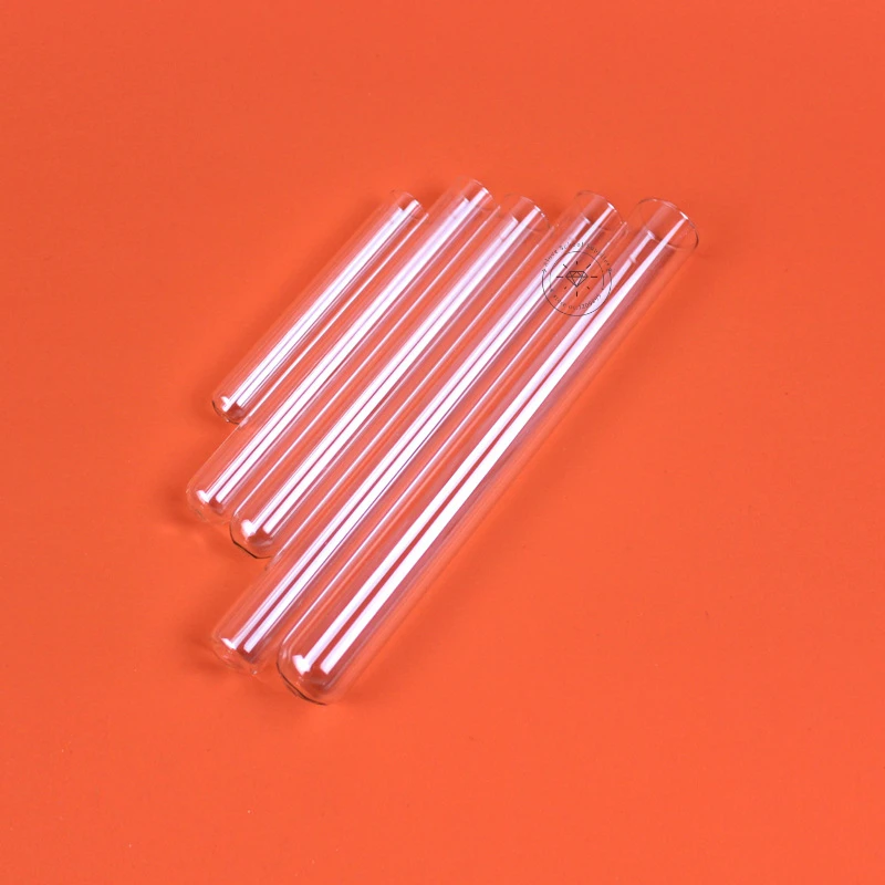 10pcs/lot 15mm*150mm 18ml Glass Test Tube Round Bottom Laboratory Supplies High Temperature Resistant Tube