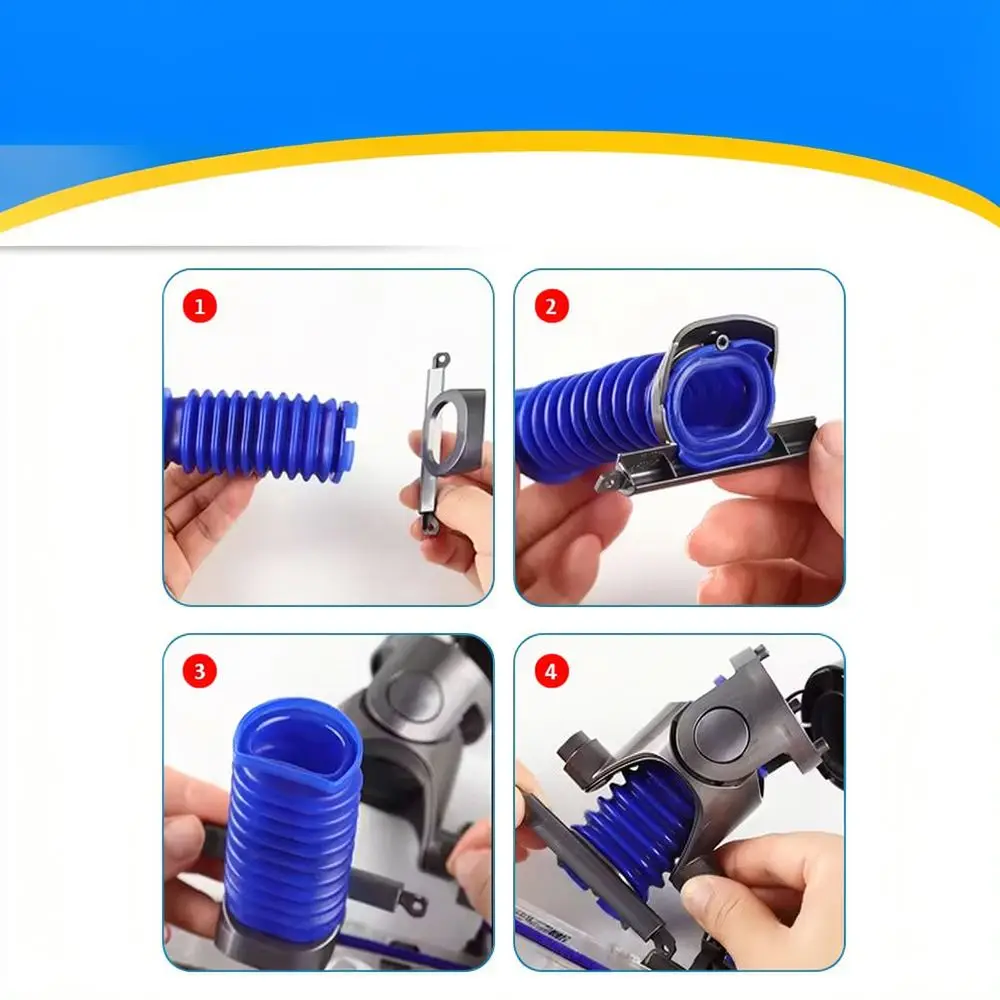 Accessory Hose For Dyson V8 Slim V10 Slim V12 Slim V15 Slim Vacuum Cleaner Parts Flexible Pipe Cleaning Supply