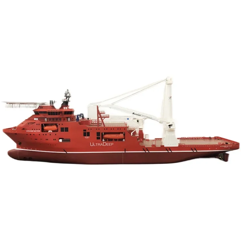 1/100 RC Diving Support Vessel Simulation Marine Engineering Vessel Model Toy Gift Finished Ship Model Ornaments Collection