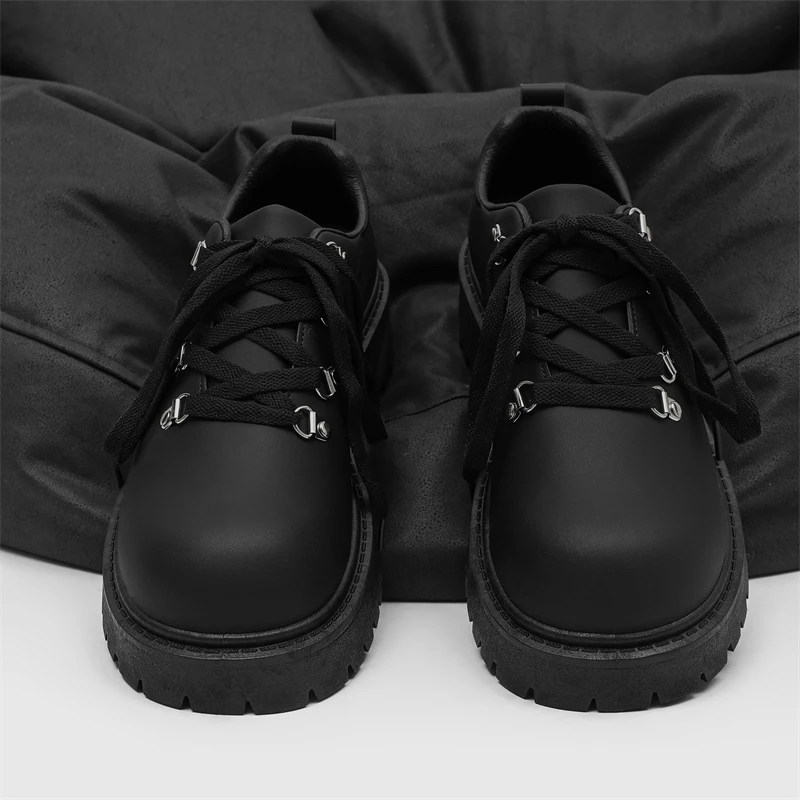 

Новые мужские повседневные туфли с низким берцем, стильные мужские весенние деловые повседневные модные кожаные туфли ‌ 。