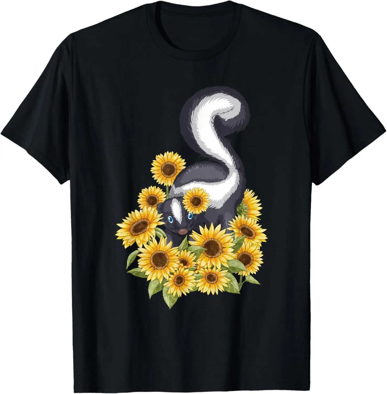 

Sunflower Skunk - Pet Lover Zookeeper Zoologist Veterinarian T-Shirt Men's A1and women's T-shirts