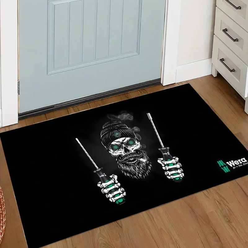 Friends Doormat Black How You Doin Mat with Colorful Dots Non-Slip Floor Rug for Room Entrance Home Decoration Easy To Cleaning
