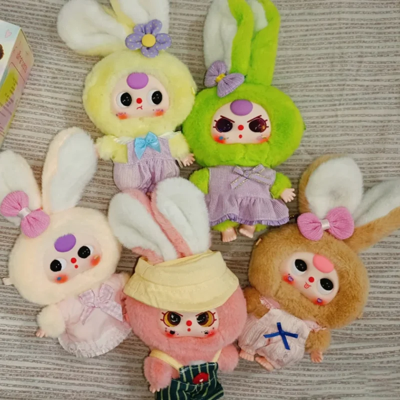 

Baby Three Macaron Cute Bunny Vinyl Plush Blind Box - Creative Doll Decoration for Girls Birthday Surprise Gift Kids Fans