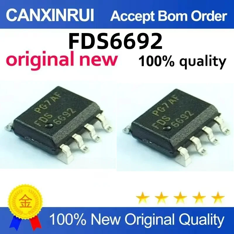 (10-300piezas)Brand new in stock FDS6692 6692 SOP can be ordered starting from one piece.