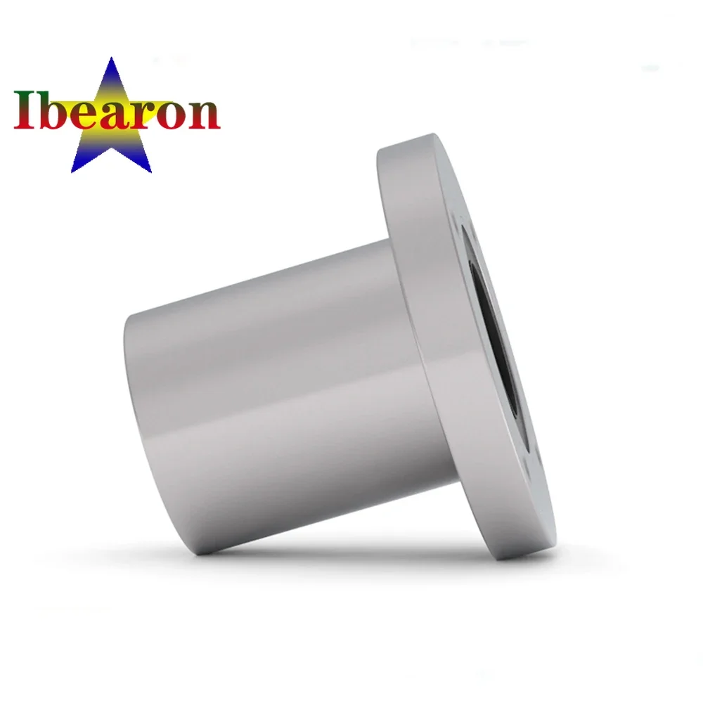 

1PCS LMF20UU Standard Type Round Flanged Linear Motion Ball Bearing Seals On Both Side High Quality Resin Retainer