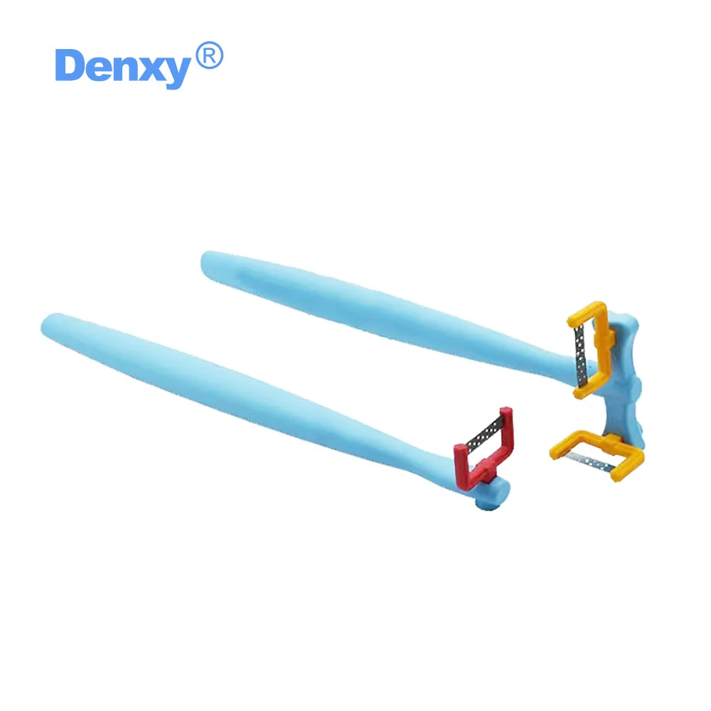 Denxy 1-set tandheelkundige materialen Aangrenzende oppervlakteontglazing Polijststrip Snijden Slijpstrip Gap Saw Set Orale verbruiksartikelen