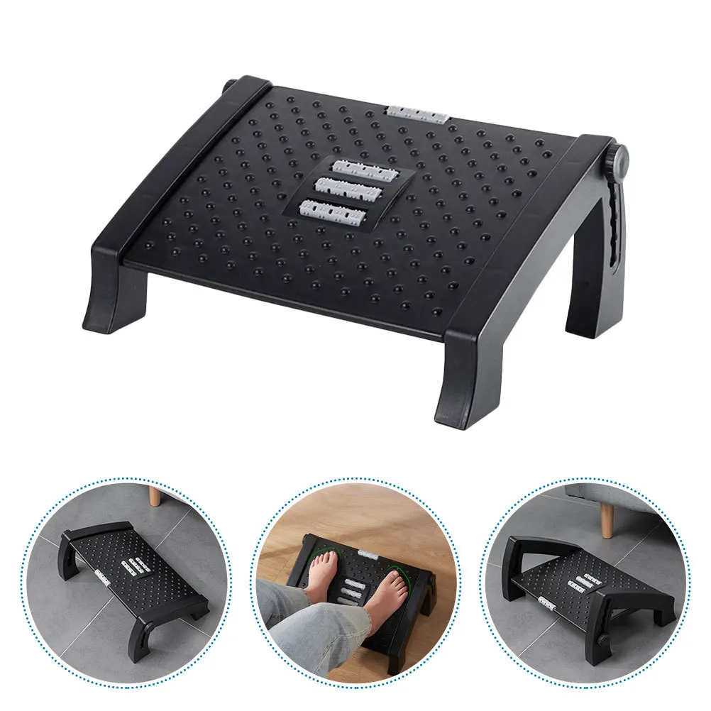 

Регулируемая подставка для ног для педикюра, 1 шт., для домашнего и салонного использования, массажная подставка для ног с противоскользящими элементами, инструмент для ухода за ногами, педикюрный инструмент