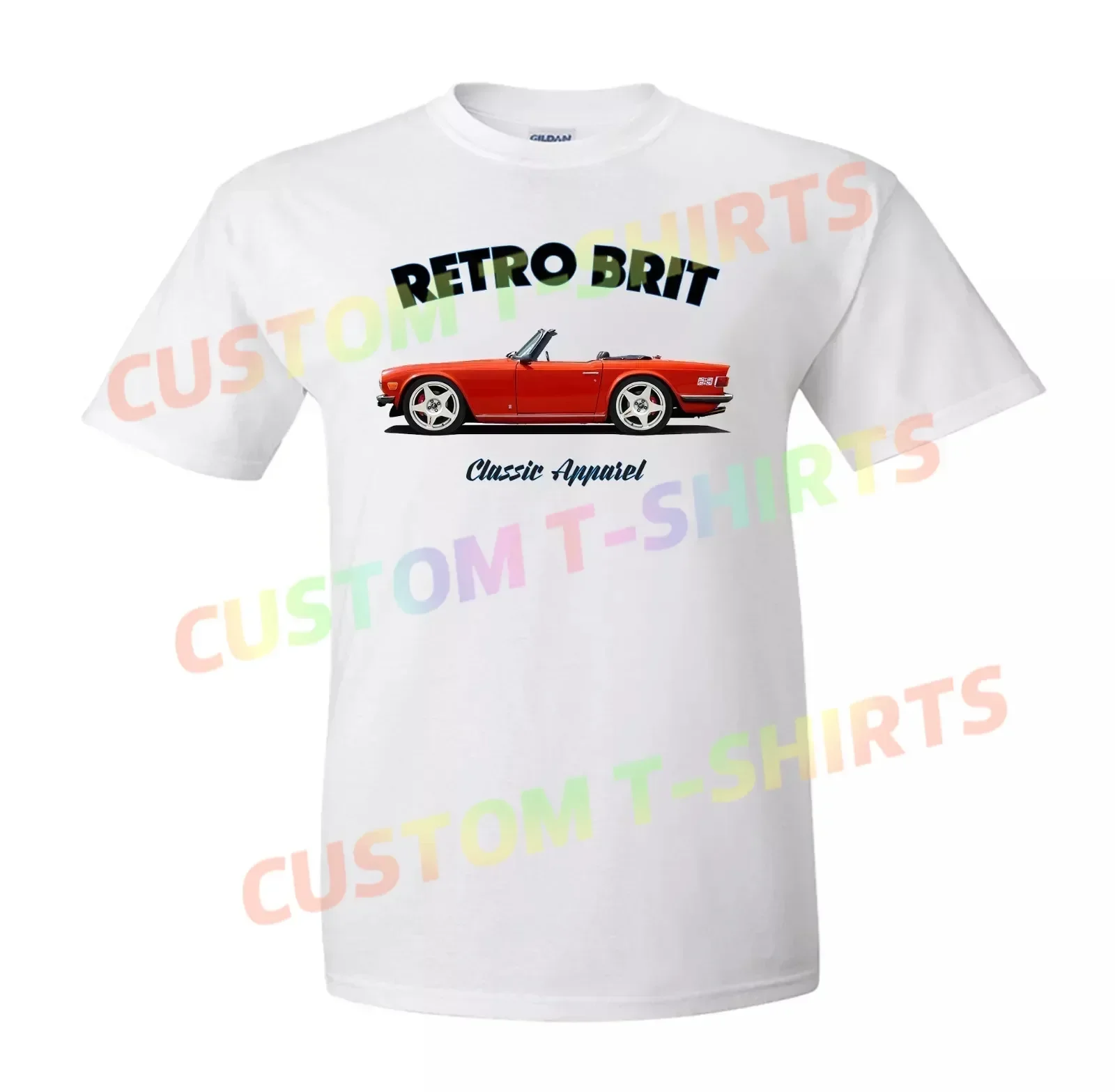 

TRIUMPHS TR6 T-shirt. RETRO BRIT. CLASSIC CAR. BRITISH LEYLAND. BMC.