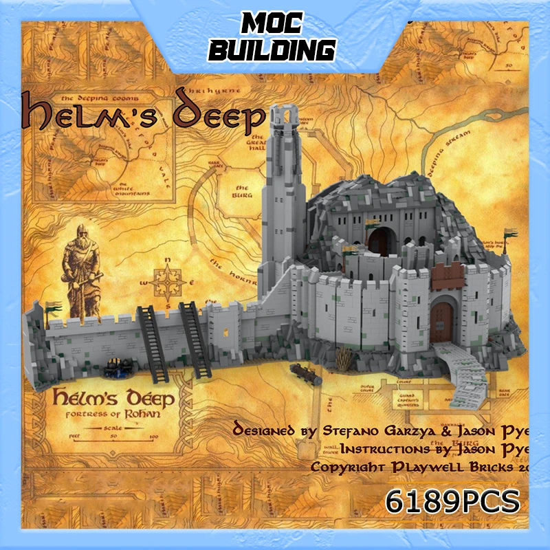 

Film Helm Scene Deep UCS Scale Model Moc Building Blocks Ultimate Collector Series DIY Assembling Bricks Toys Gift MOC-41261