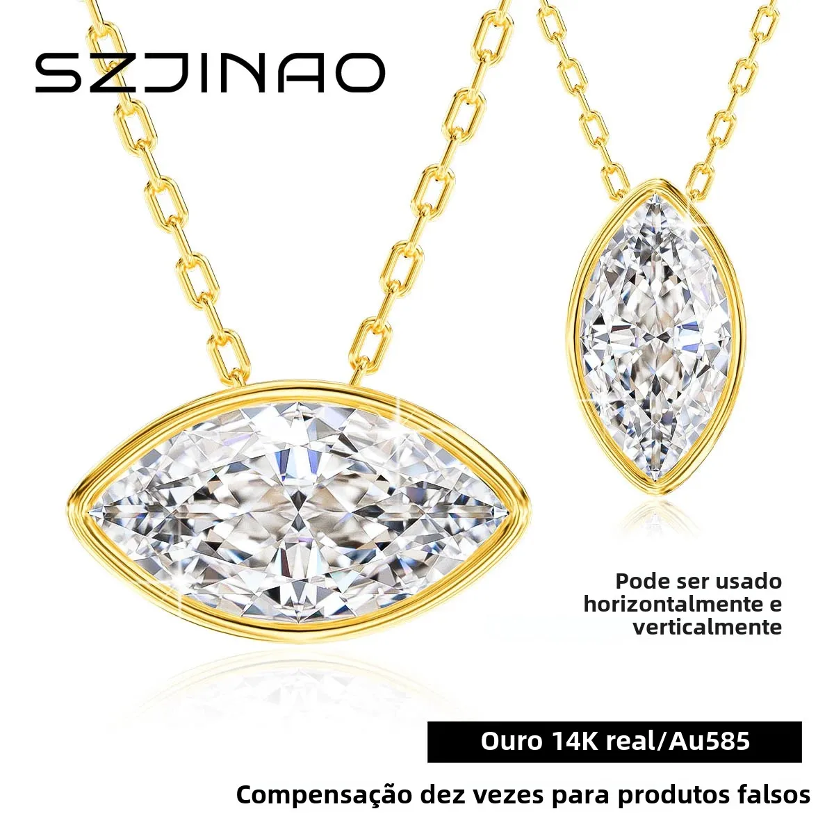 14k-gold-bezel-solitaire-necklace-marquise-cut-moissanite-pendant-d-vvs1-two-wearing-styles-engagement-wedding-jewelry-for-women