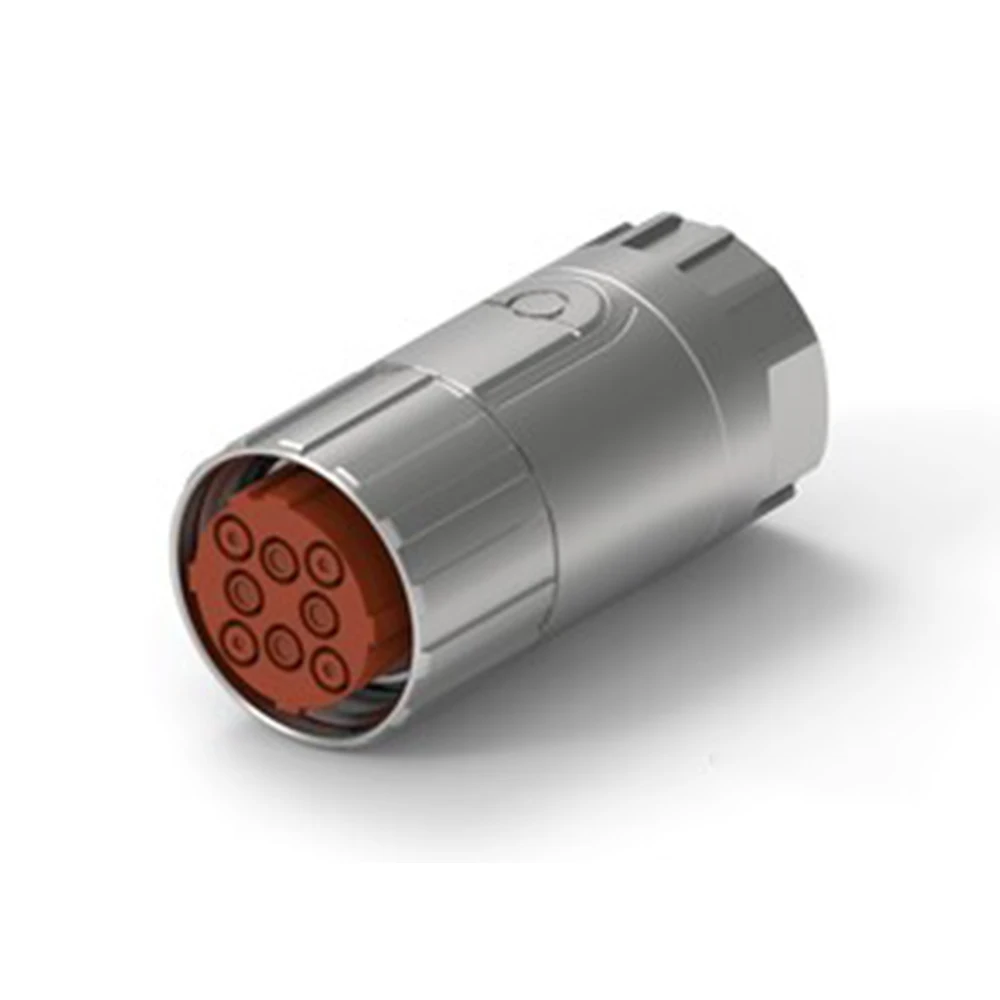 Connector Cable-to-Cable Screw Terminals Shell Size 40 Power Signal Zinc Alloy PBT GF 3000 Ohms Impedance CSTA264NN00250001000