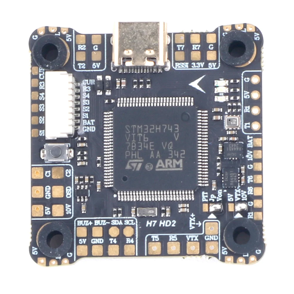 SKYSTARS H743 HD Flight Controller Single Gyro H7 X8 Betaflight With OSD & KO60 60A AM-32 128K 4IN1 ESC for FPV drones