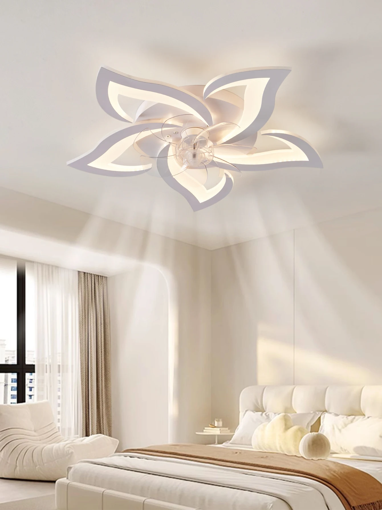 White Tasseled Pendant Lamp