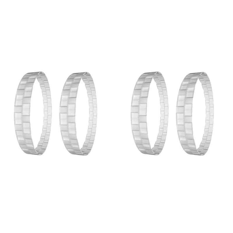 4Pcs For Ecovacs Xiaomi Mijia Roborock And Other Sweeping Robots Tire Ring Sweeper Anti-Wear Tire Skin Accessories