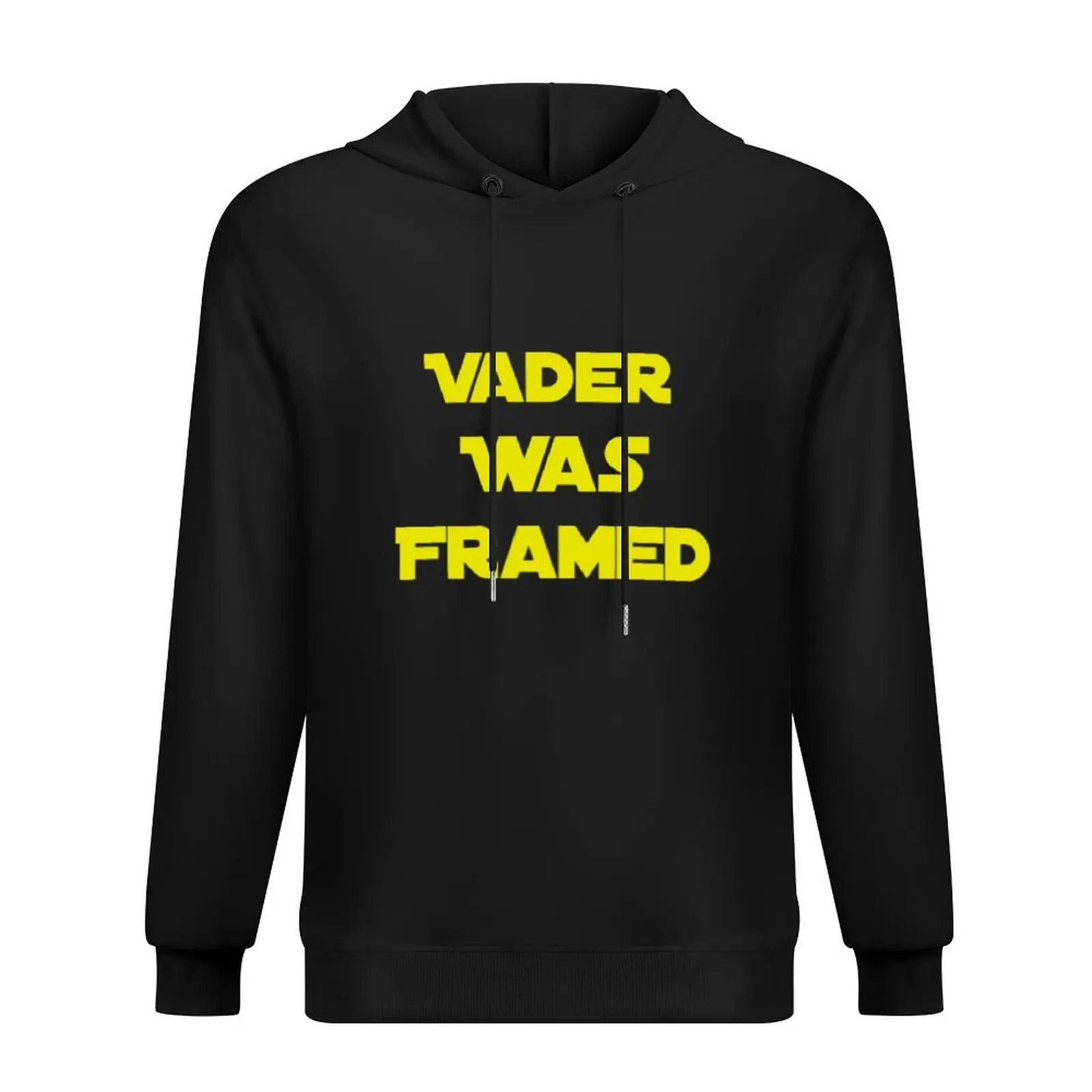 

Vader Was Framed In Yellow On Black Background Hoodie blouse male clothes aesthetic clothing men's sweat-shirt autumn hoodie