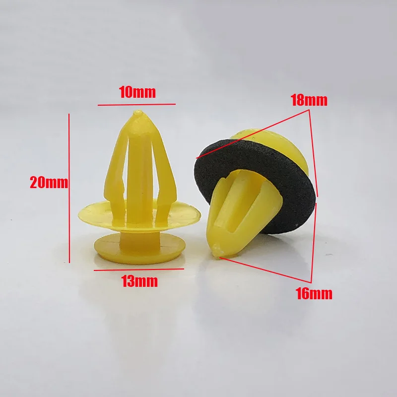 100X Auto Fastener Clips Car Plastic Fixed Clip for Citroen C3 C4 C5 Picasso Xsara Berlingo Saxo C4L DS3 Xantia DS4 C8 C-Elysee