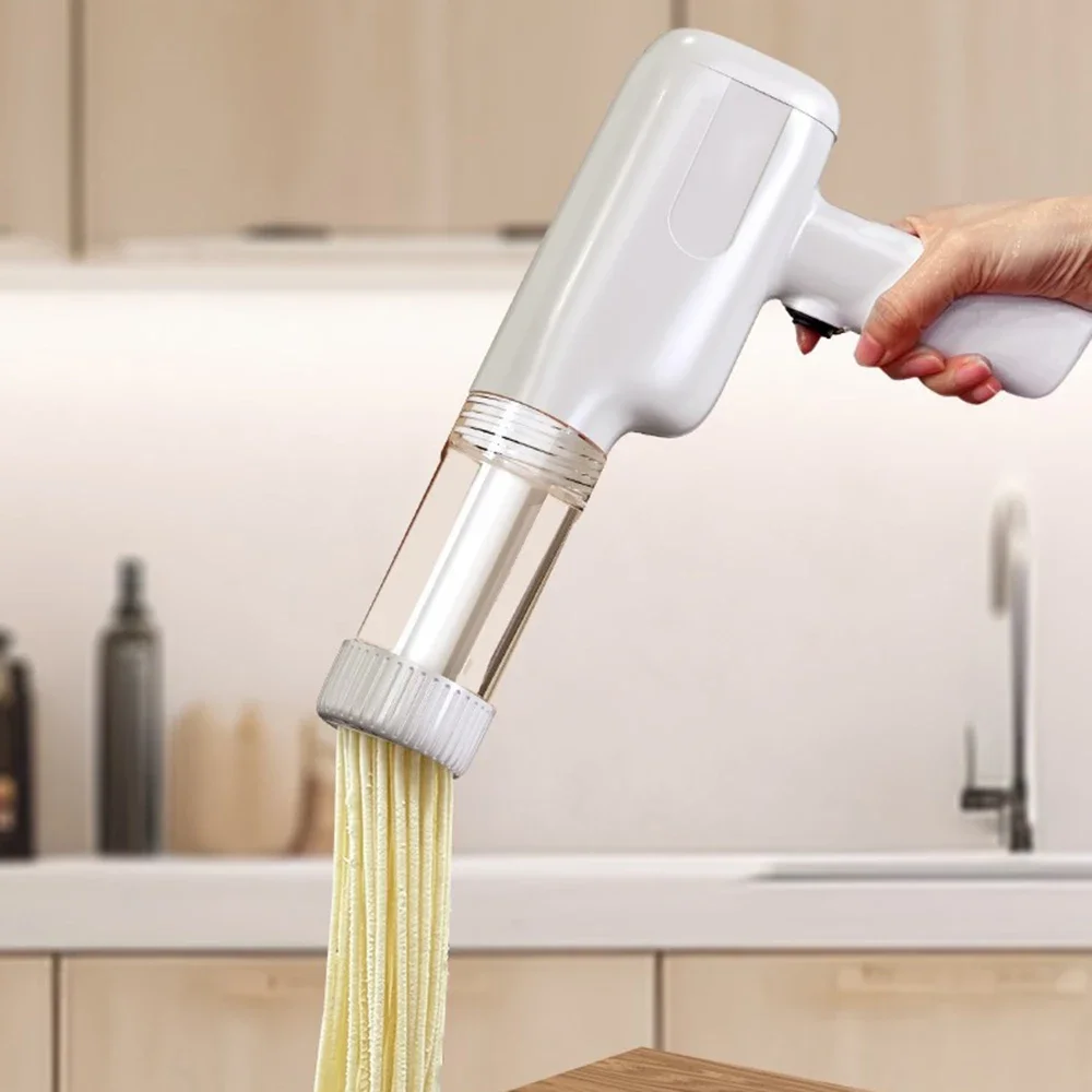 for Home Kitchen Gadget 제면기 국수기계 USB Cordless Electric Pasta Maker Machine Automatic Pasta Noodle Maker Portable 6 Molds