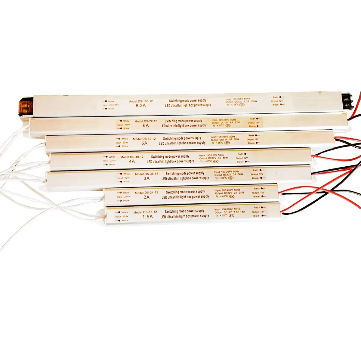 LED Driver Switching Power Supply 110V/220V to 12V 24V 24W 36W 48W 60W 100W Ultrafine LED Driver Lighting Transformer