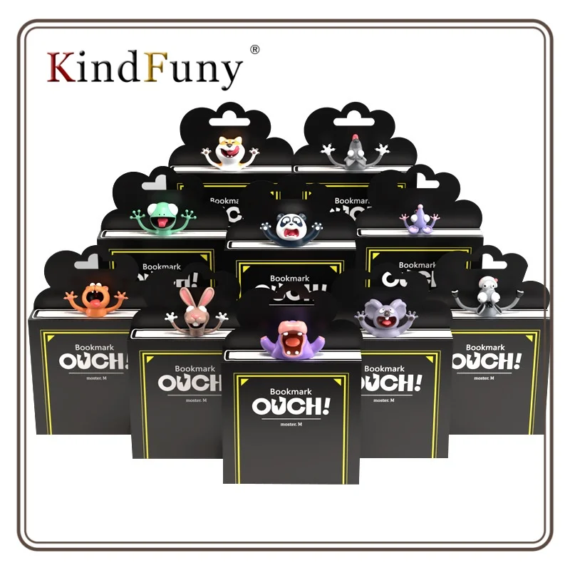 

3D стерео мультяшный маркер, закладки с животными, оригинальный милый кот, ПВХ материал, забавные школьные канцелярские принадлежности, детский подарок, закладка