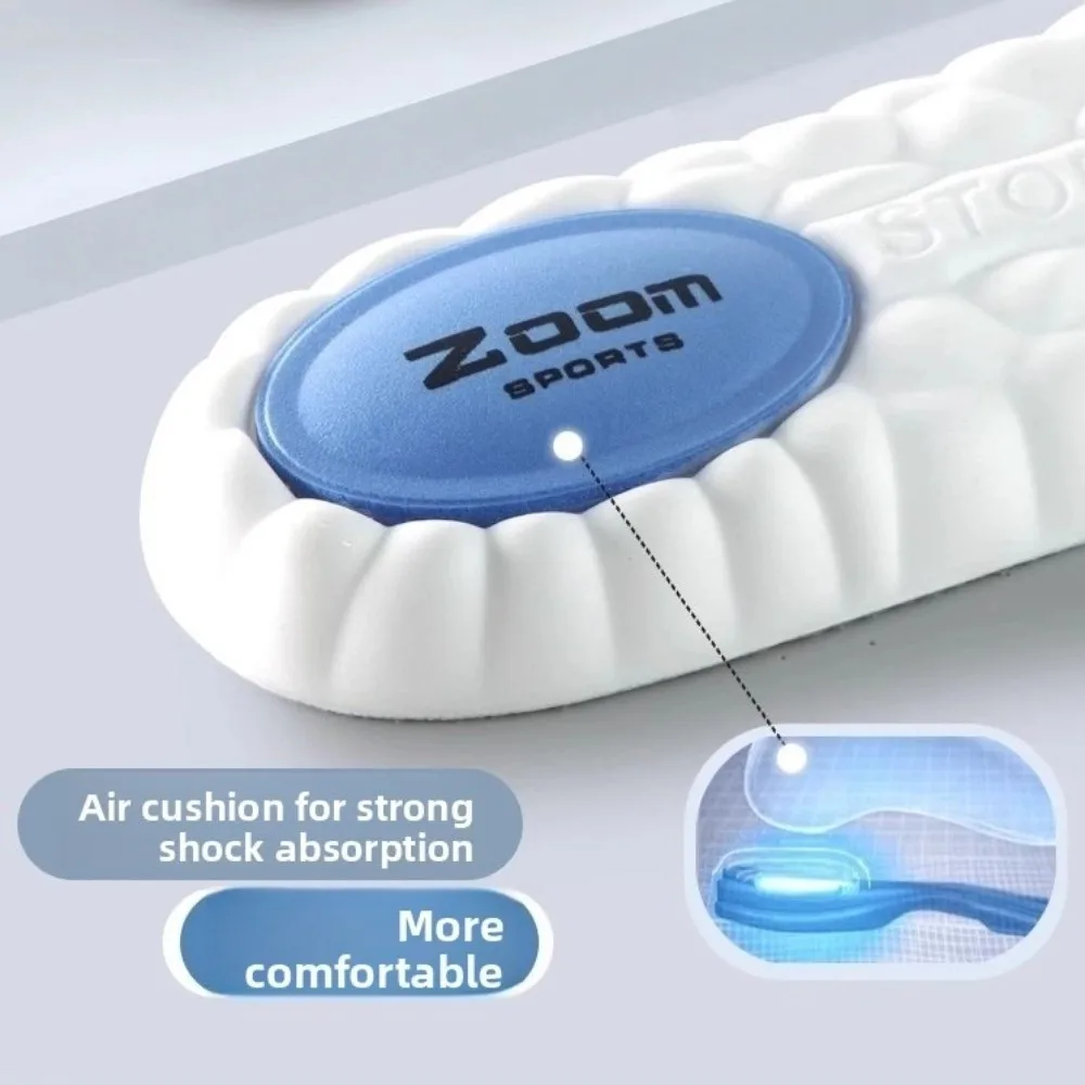 1 Paar Neue 4D Weiche Plantarfasziitis-Einlegesohle mit Gewölbestütze, Atmungsaktive Schuheinlagen, Stoßdämpfende Orthopädische Einlagen zur Fußpflege