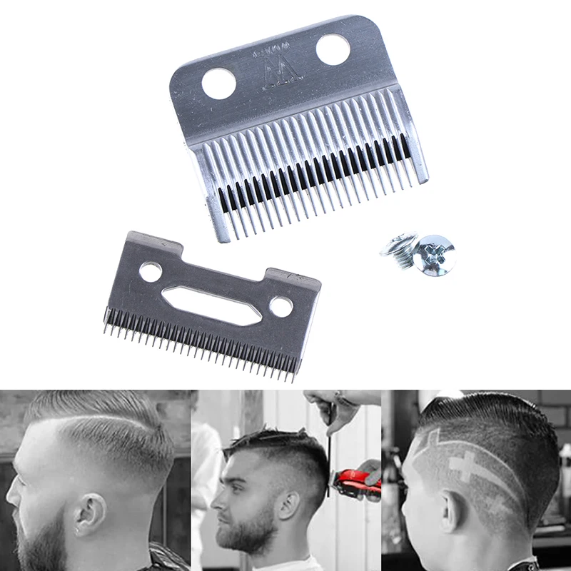 2Pcs/Set Movable Blade Hair Clipper Blade Steel Clipper Accessories.