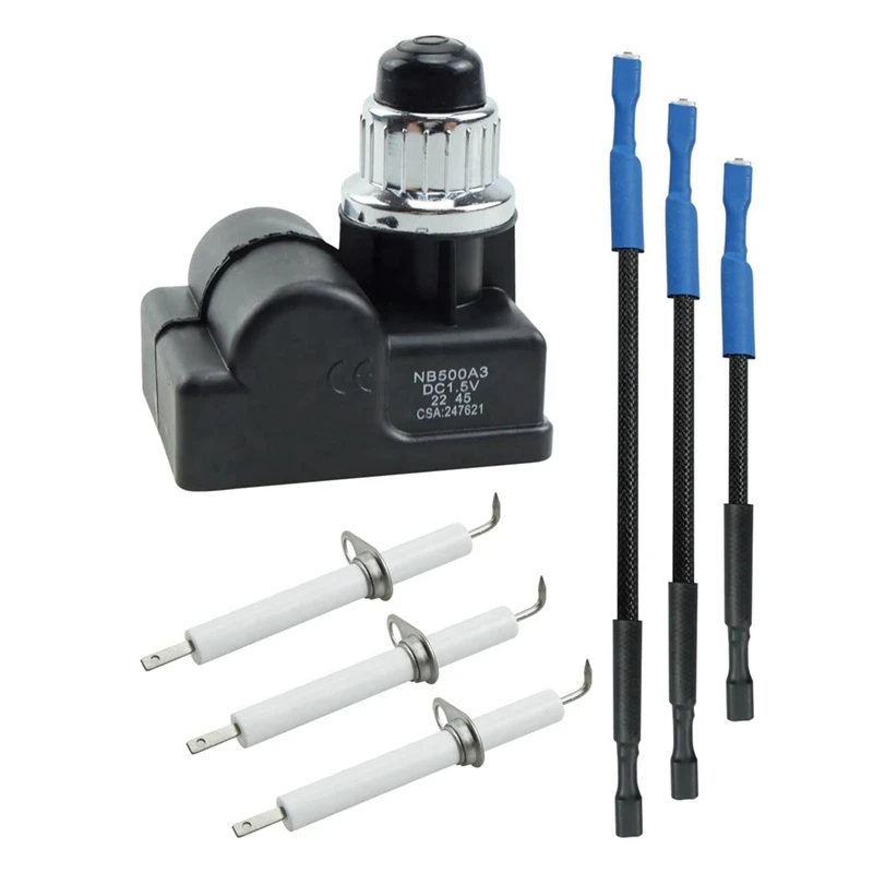 Igniter Kit TS-IG3007 For Pit Boss Memphis Ultimate Grill Accessories With Electrodes Ignitor Mounted Electrode Wires