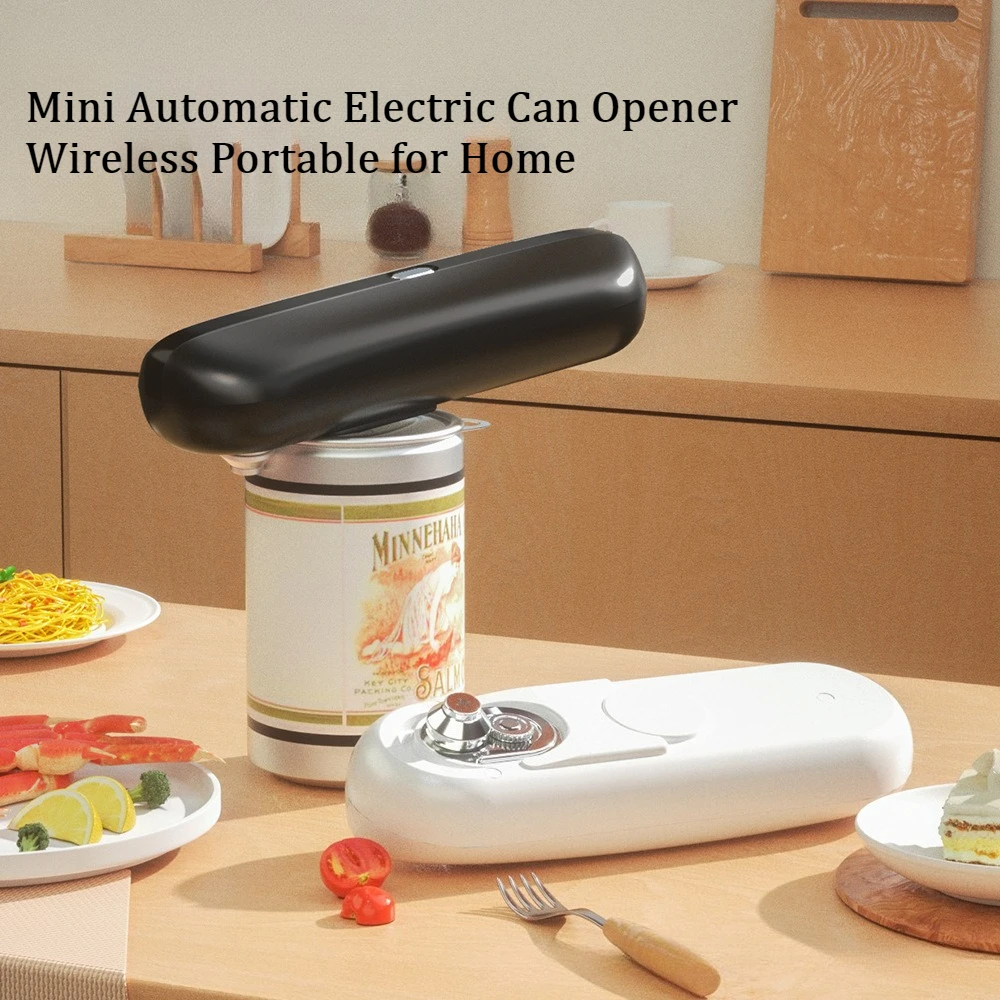 Portable Wireless Automatic Electric Can Opener Mini Multifunctional Hand-Free Can Opener