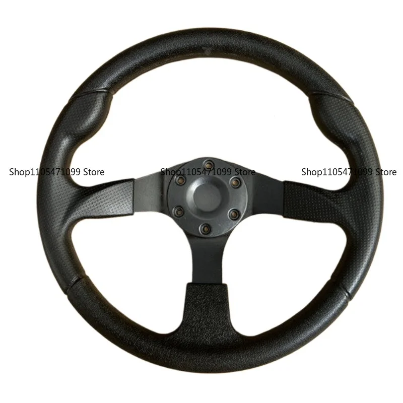 350MM Kart ATV Universal PU Racing Modified Competitive Steering Wheel with Cover