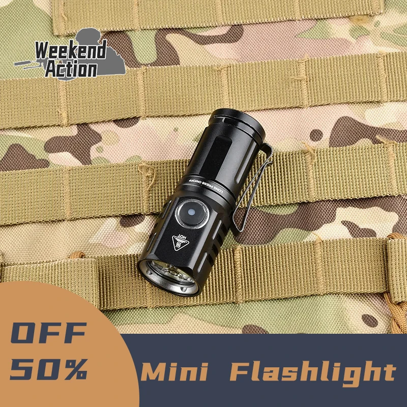 

WADSN High Lumens Usb Rechargeable Strong Light Variable Focus with Floodlight Mini Flashlight For Camping Outdoor Emergency