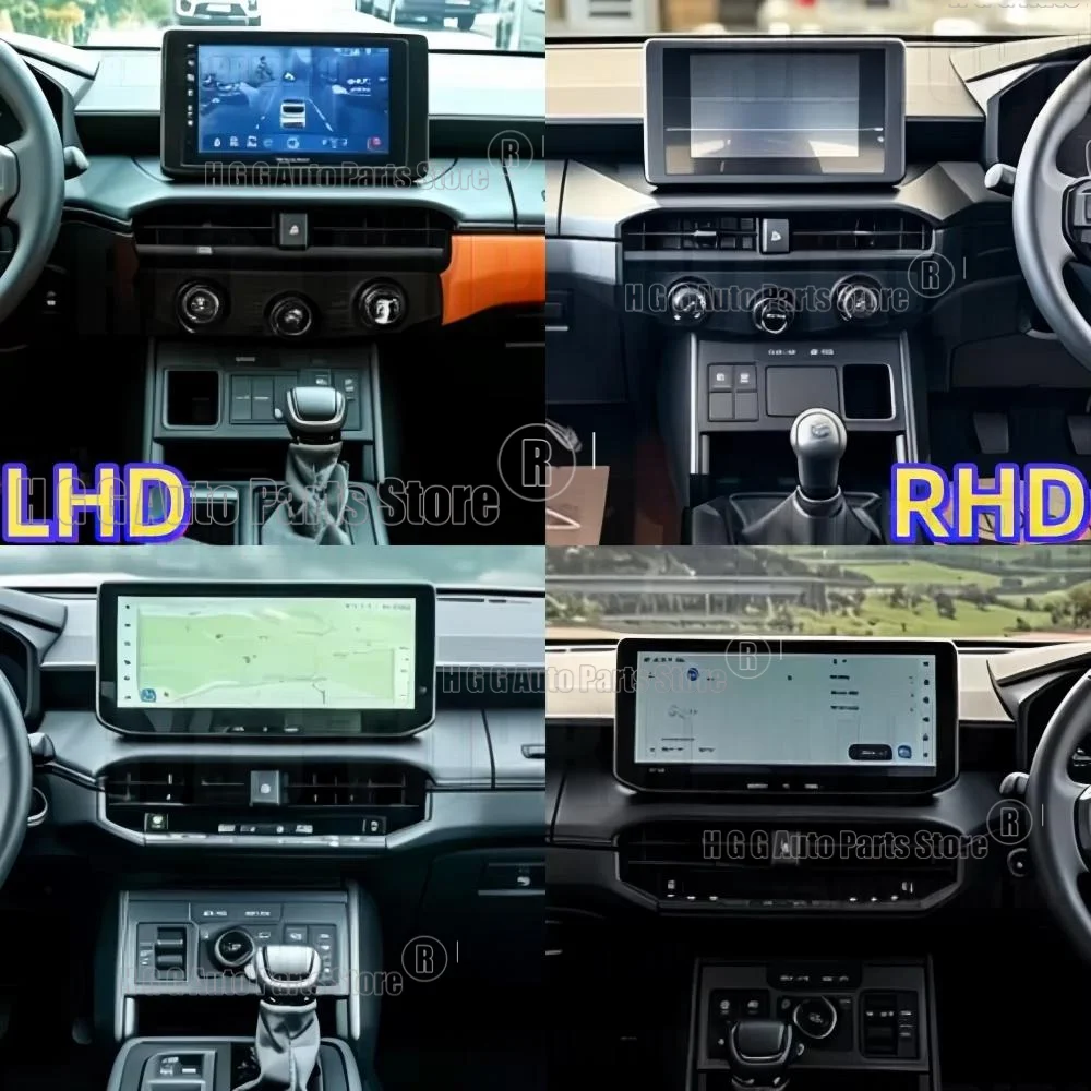 12.3'' Compatible With LHD/RHD Android 15 Car Radio For TOYOTA Hilux 2025 Multimedia Stereo Video Player GPS Navi  CarPlay WIFI