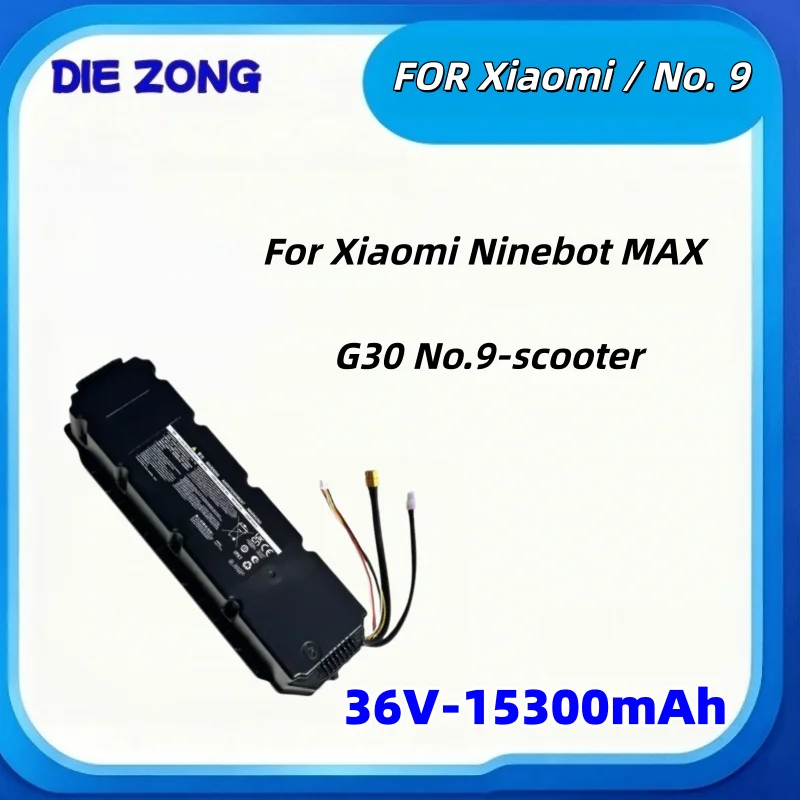 Fast Shipping New G30 MAX 36V 15300mAh 10S6P Li-ion Battery Pack for Xiaomi Ninebot G30 MAX No. 9 Electric Scooter Battery