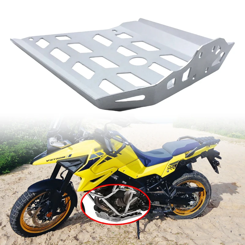 

Подходит для Suzuki V-Strom DL1050XT DL 1050 XT 2020-2022, основание двигателя мотоцикла, защита шасси, защитная пластина, защитная крышка для живота