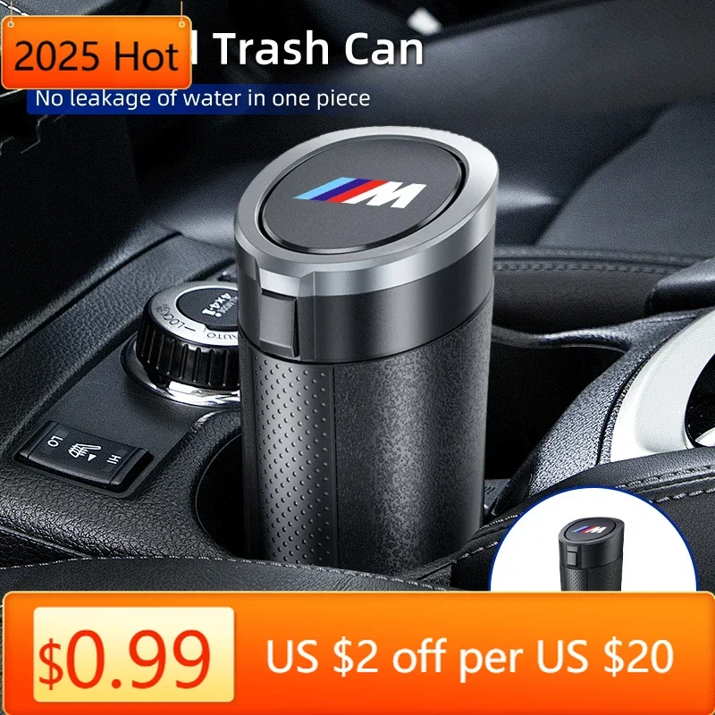 

2025 Новый автомобильный мусорный бак, мешок для мусора, ящик для хранения аксессуаров для BMW M Performance 1 2 3 4 5 7 серии X1 X2 X3 X4 X5 X6 X7 M2