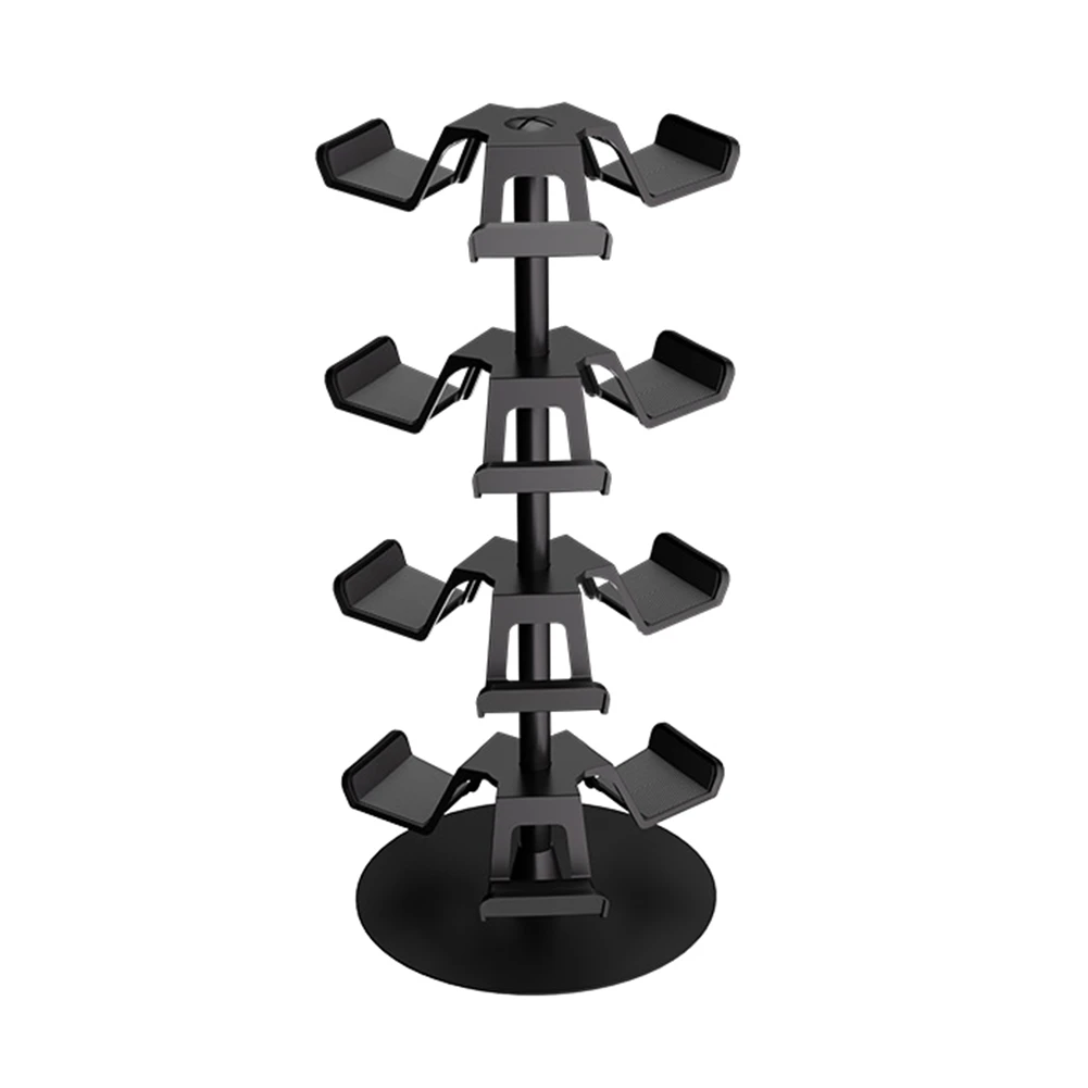 

ABKQ-Multi-Tier Headphone Holder 4 Tiers Rotatable Stand For For PS5 Switch Gaming Controllers& Headsets