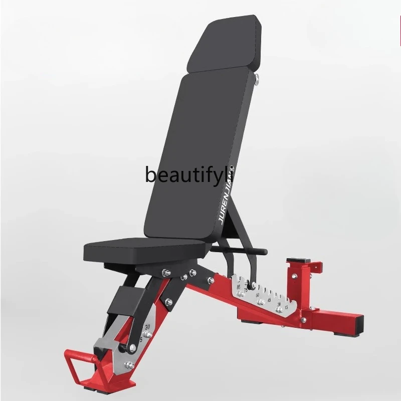 

Three-stage adjustable dumbbell stool Commercial multi-functional fitness chair Flying bird bench push stool