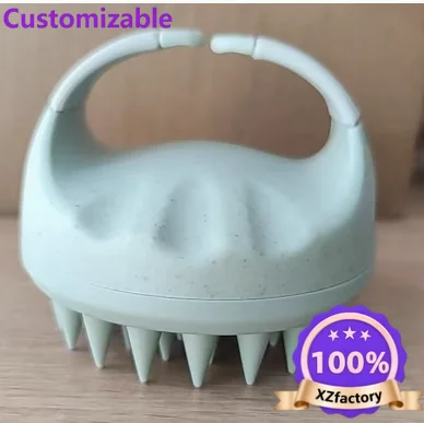 Factory Direct 2026 Professional Shampoo Artifact Silicone Shampoo Brush Hair Comb Massage Hair Scalp Cleansing Head Massager