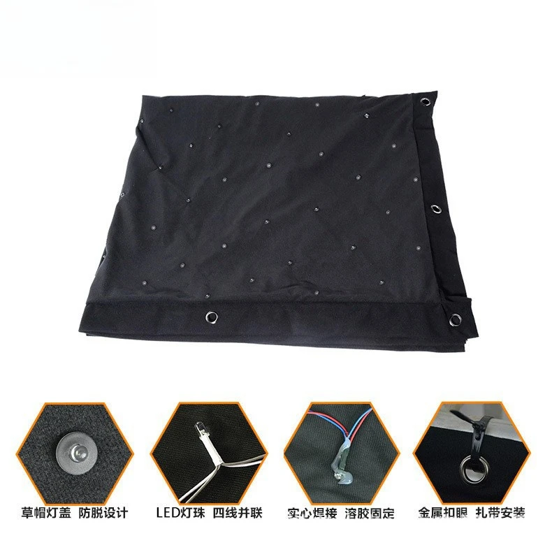 

Star light LED curtain, wedding background, studio stage, background star curtain