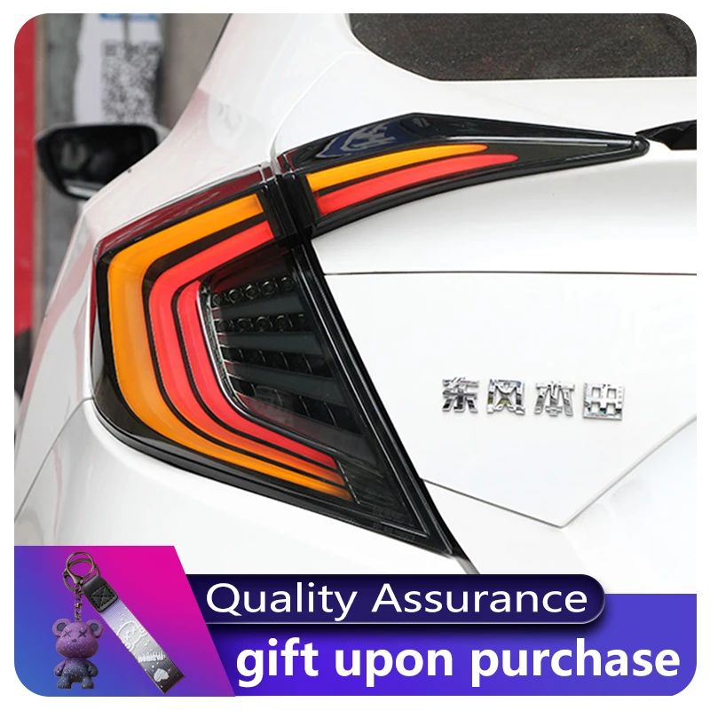 

Taillight LED Tail Lights for Honda Civic 2016-2020 Civic Auto Accessorie With Dynamic Turning Signal