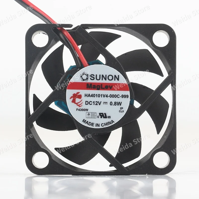 Cooling Fan Sunon DC12V 0.8W 4010 40X40X10MM 4CM Maglev Video Recorder Inverter Quiet 2-wire HA40101V4-000C-999