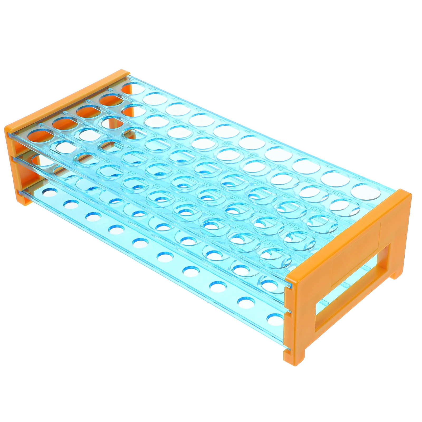 

Plastic Test Rack 2-3 Layers Removable 13mm Hole 50 Holes Lab Equipment Test Tube Rack Organizer Storage Display Stand