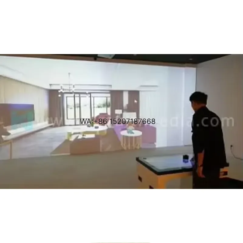 Wmwmnu for Interior Design Virtual Reality Room Tangible 3D Tabletops for Virtual Tours 360 Degree Object Recognition Table
