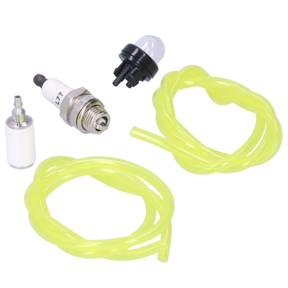 Durable Silicone Tune Up Kit Easy Installation White Fuel Line Kit Compact Air Filter Kit for Husqvarna P3314 P4018 PP341