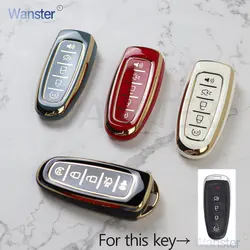 5 Buttons Car Smart Remote Key Cover Shell Fob Case Keychain for Ford Expedition Explorer Focus Taurus Flex C-MAX Edge Escape