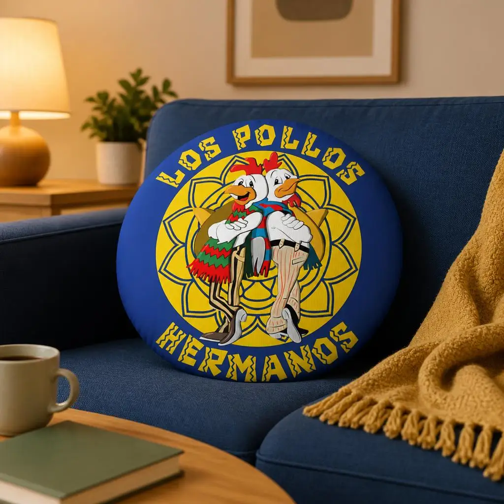 Chicken Brother Breaking Bad Los pollos Hermanos Funny Pillow Cushion Irregular Stuffed Throw Pillow Home Decor Gift Sofa Bed