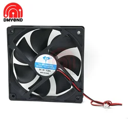 5V 12V 24V 120mm 12025 top soğutma fanı 120x120x25mm PWM 2PIN DC soğutucu Fan için PC bilgisayar vaka