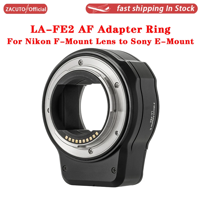 

Monster LA-FE2 Autofocus Adapter Ring For Nikon F-Mount Lens to Sony E-Mount