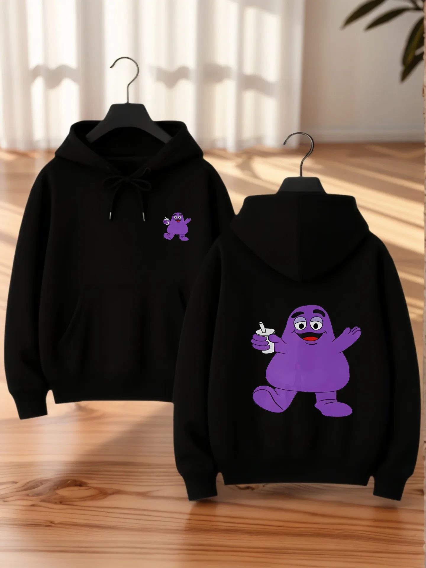 

Graphic Hoodie, Streetwear Aesthetic Design, Graphic Print, Casual Everyday Wear, Cotton Blend, For Teens